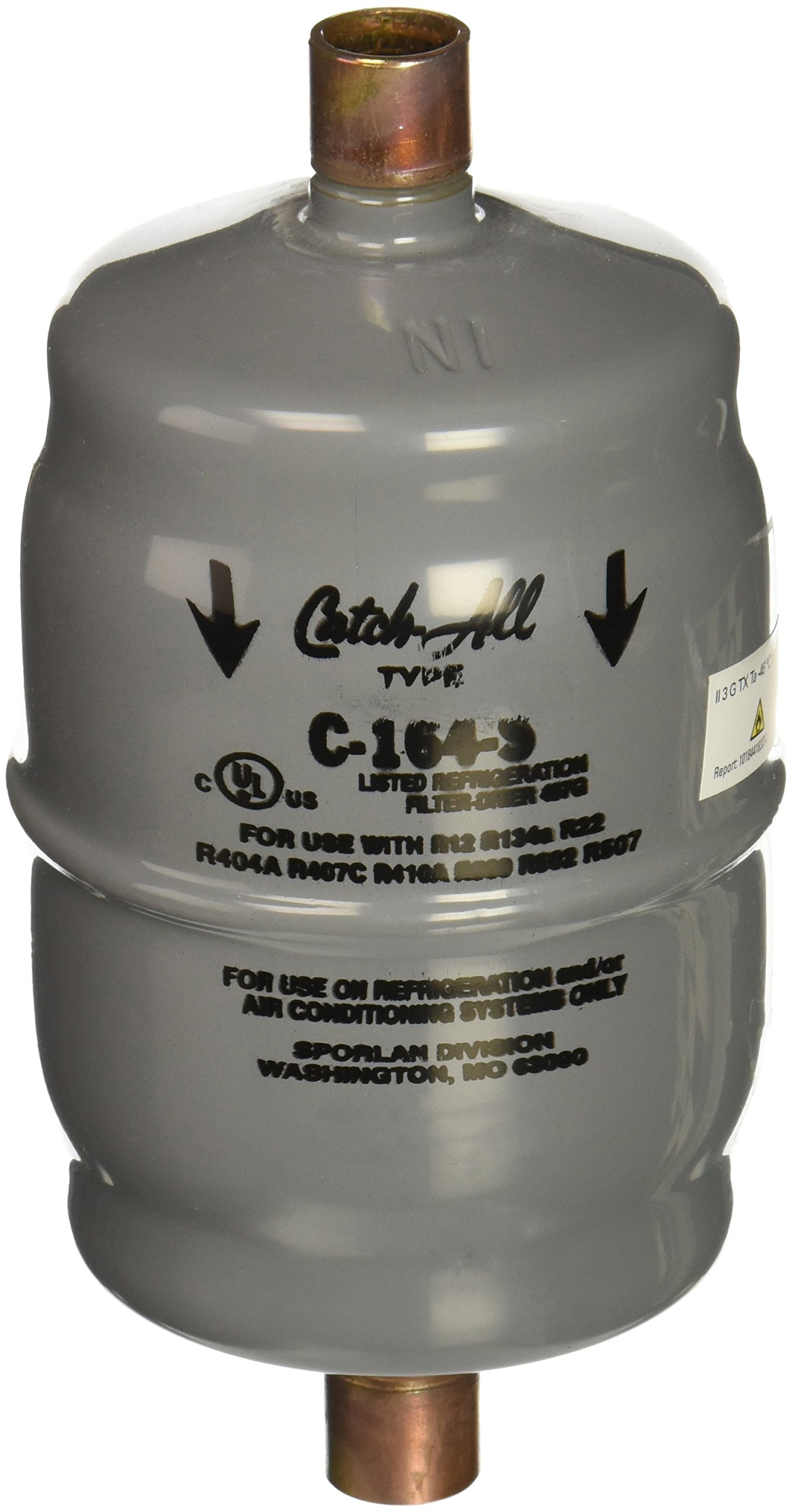 Amazon.com: Sporlan C-164-S Filter Drier 1/2 Odf Solder